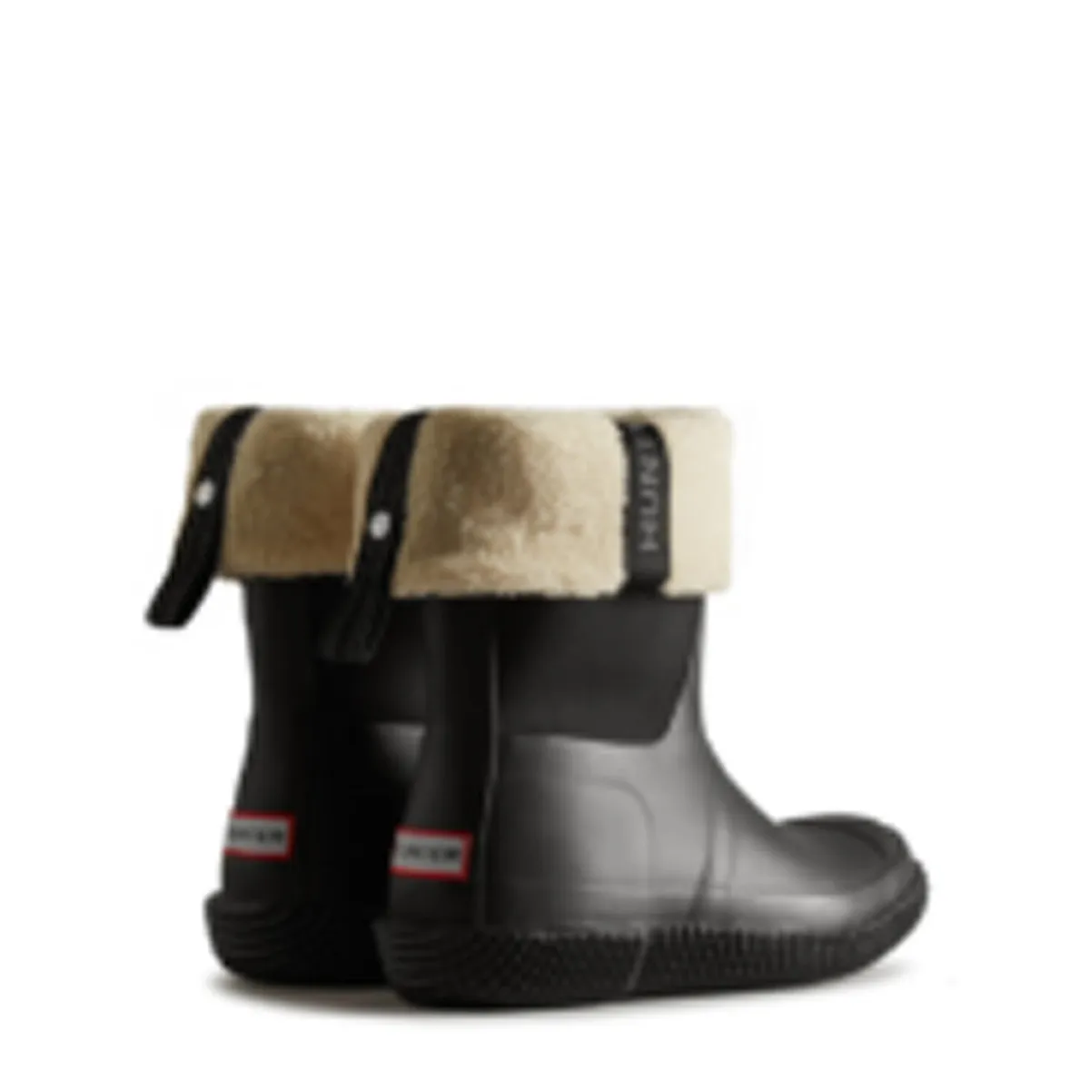 HUNTER - Sherpa Enrollable Bota de Agua Mujer Negro Hunter