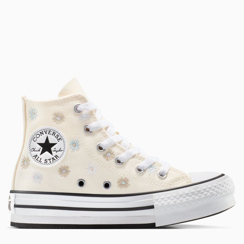 CONVERSE - Eva Lift Zapatilla Urbana Niña Blanco (27 a 35) Converse
