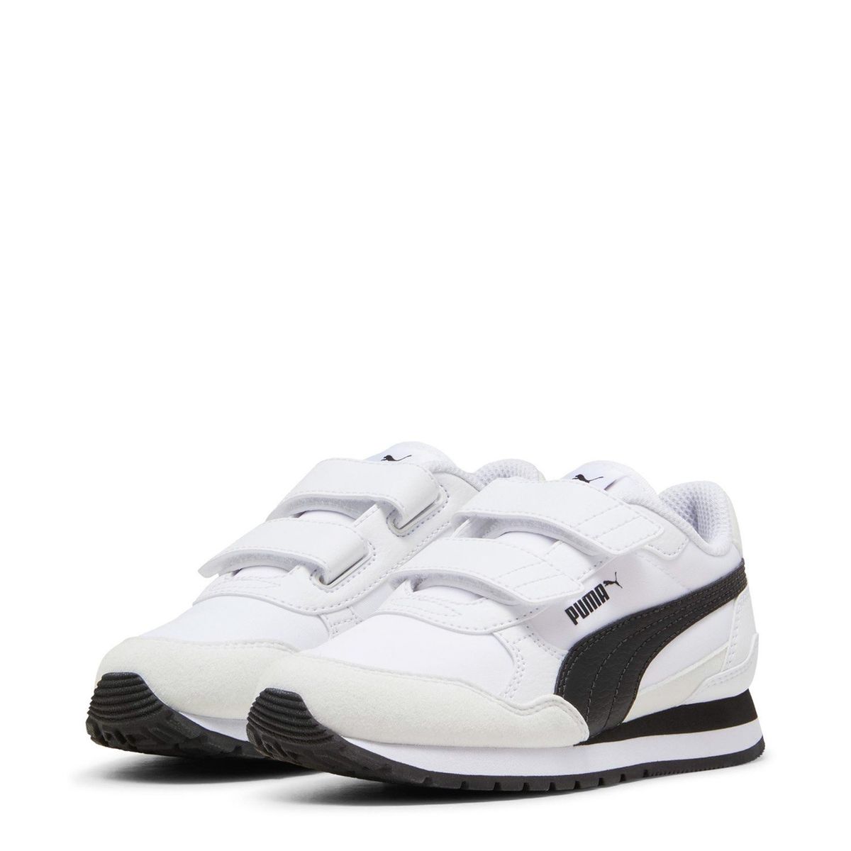 PUMA - St Runner V4 Zapatilla Urbana Unisex Niño Blanco (28 a 35) Puma