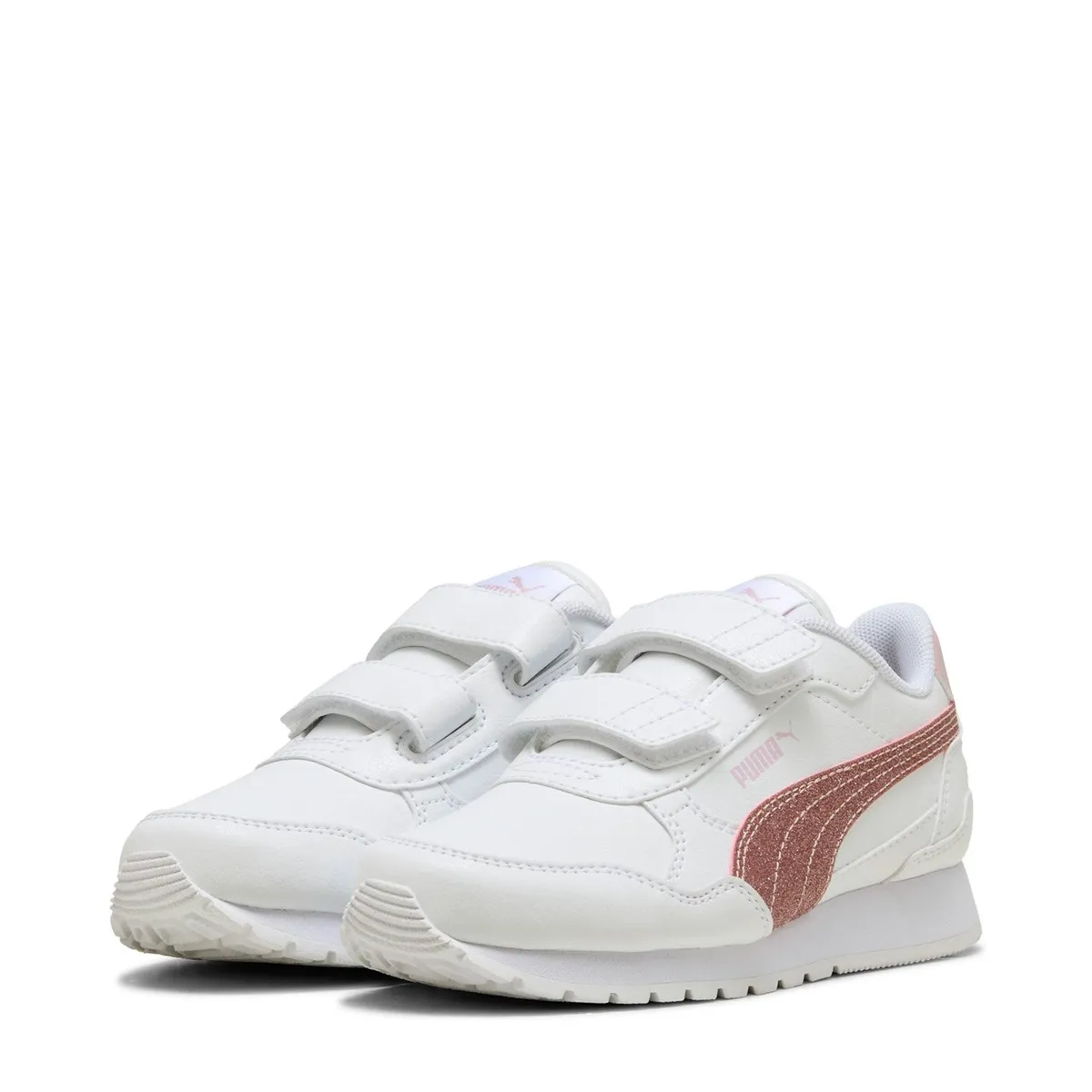PUMA - St Runner V4 Sl Glitter Zapatilla Urbana Niña Blanco (28 a 35) Puma