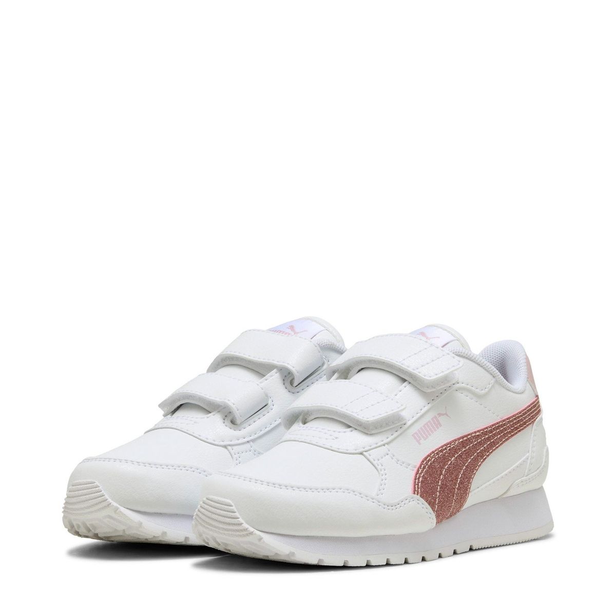 PUMA - St Runner V4 Sl Glitter Zapatilla Urbana Niña Blanco (28 a 35) Puma