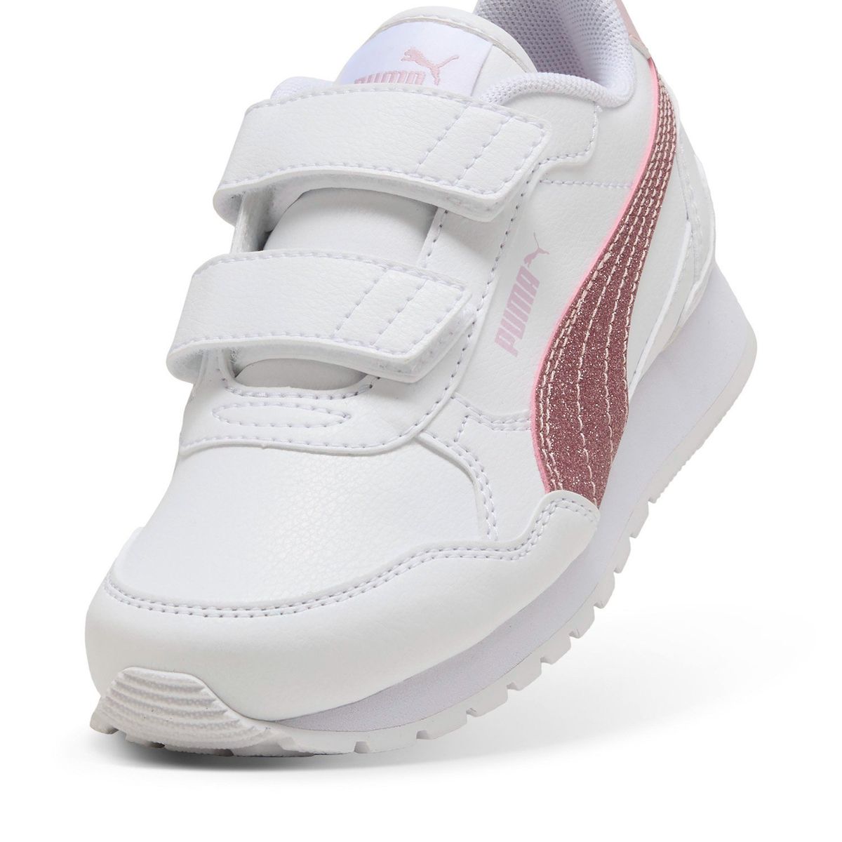 PUMA - St Runner V4 Sl Glitter Zapatilla Urbana Niña Blanco (28 a 35) Puma