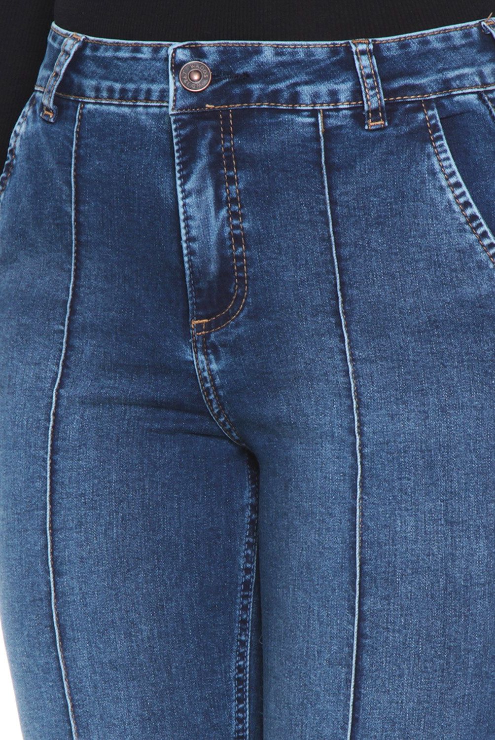 WADOS - Jeans Flare Tiro Alto Mujer Wados
