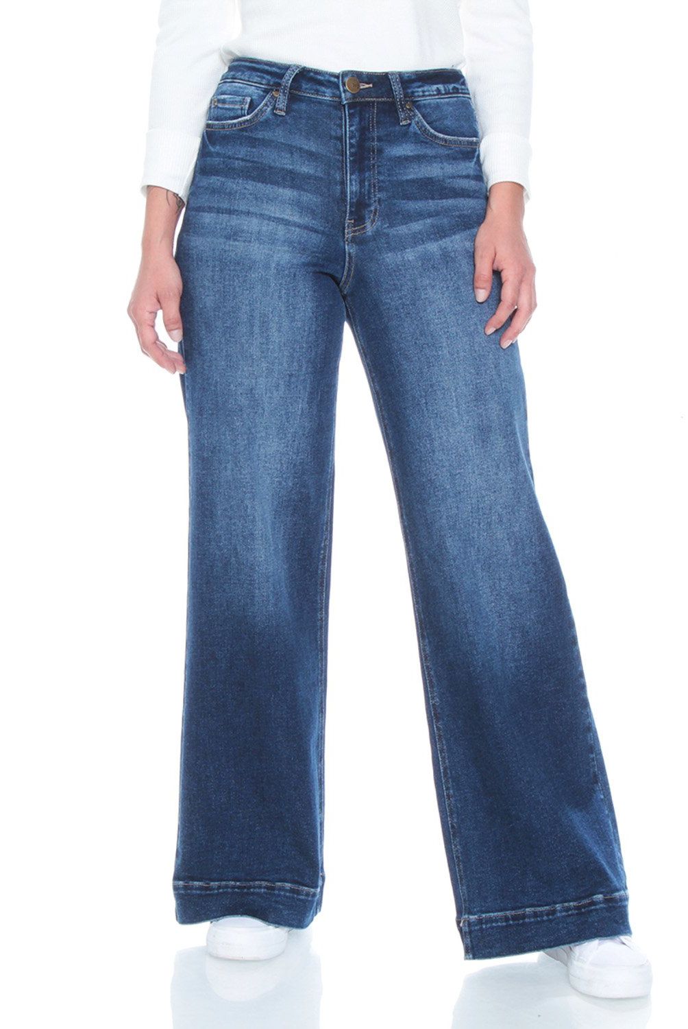 WADOS - Jeans Wide Leg Tiro Alto Mujer Wados