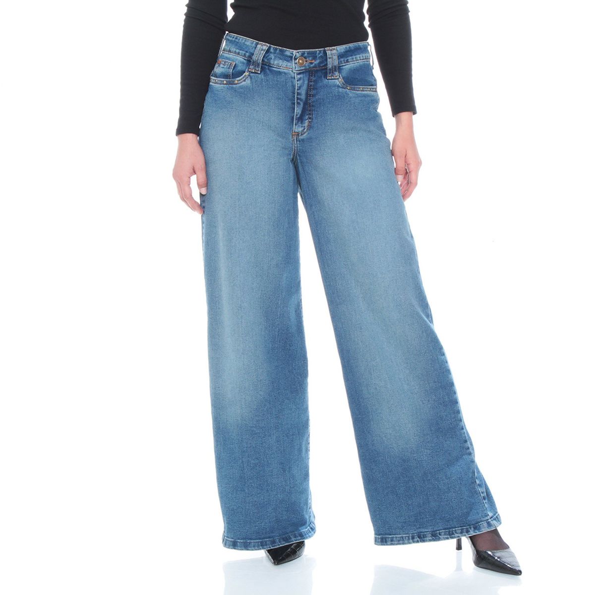 WADOS - Jeans Tiro Medio Mujer Wados