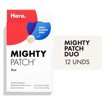 Imagen 2 del producto Parche Antiacné Hidrocoloide Mighty Patch Duo 12 Unidades