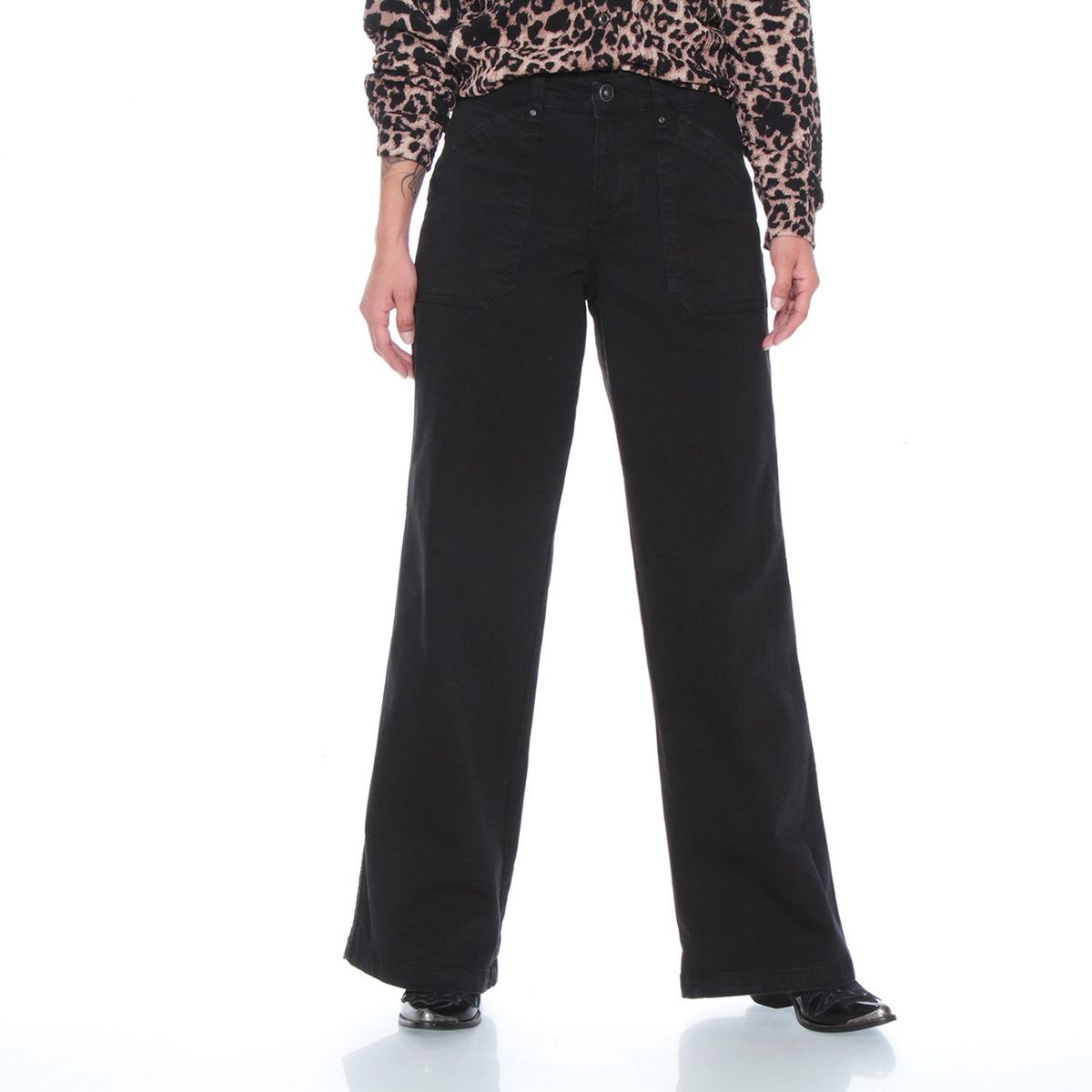 WADOS - Jeans Recto Tiro Alto Mujer Wados