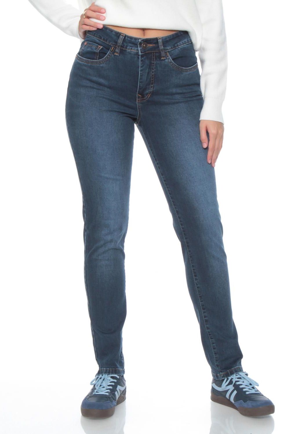 WADOS - Jeans Slim Tiro Alto Mujer Wados