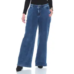 WADOS - Jeans Wide Leg Tiro Medio Mujer