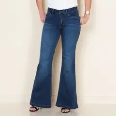 WADOS - Jeans Flare Tiro Medio Mujer