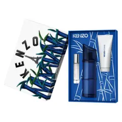 KENZO - Set Fragancia Hombre Homme EDT Intense 110ml + Gel ducha 75ml + Perfumero viajero 10ml