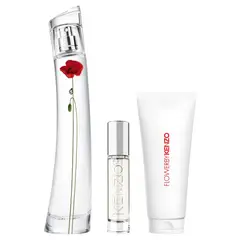 KENZO - Set Fragancia Femenina Flower La Recolte Parisienne EDP 75ml + Crema corporal 75ml + Perfumero viajero 10ml
