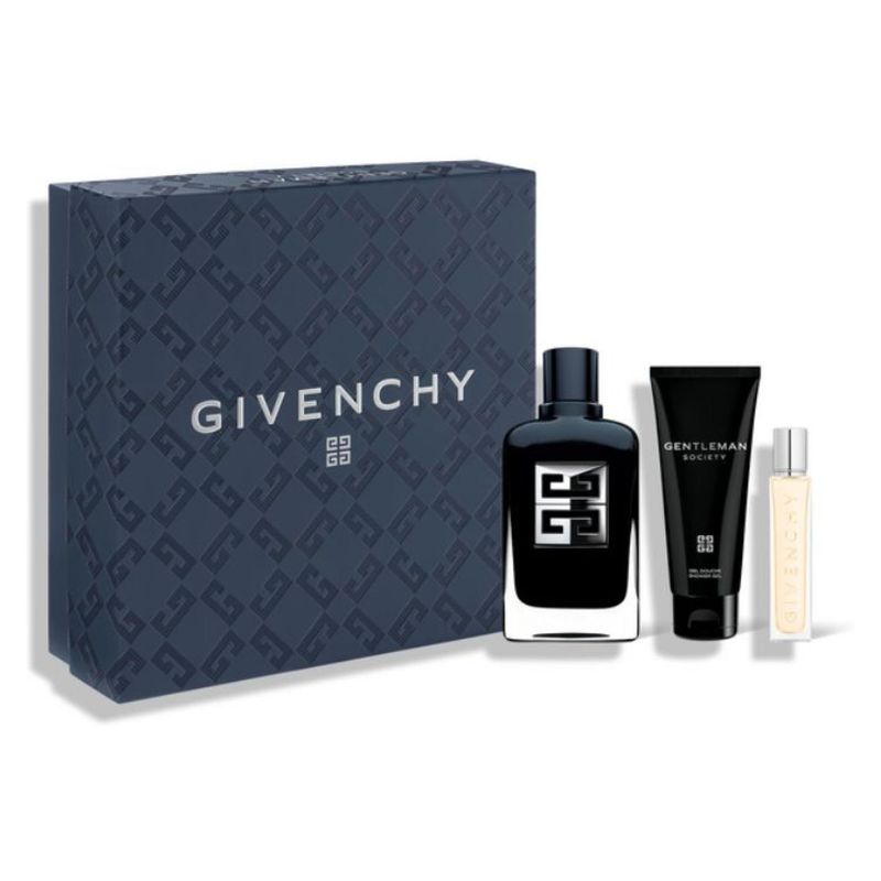 GIVENCHY - Set Fragancia Hombre Gentleman Society EDP 100ml + Gel de ducha 75ml + Perfumero viajero 12,5ml Givenchy
