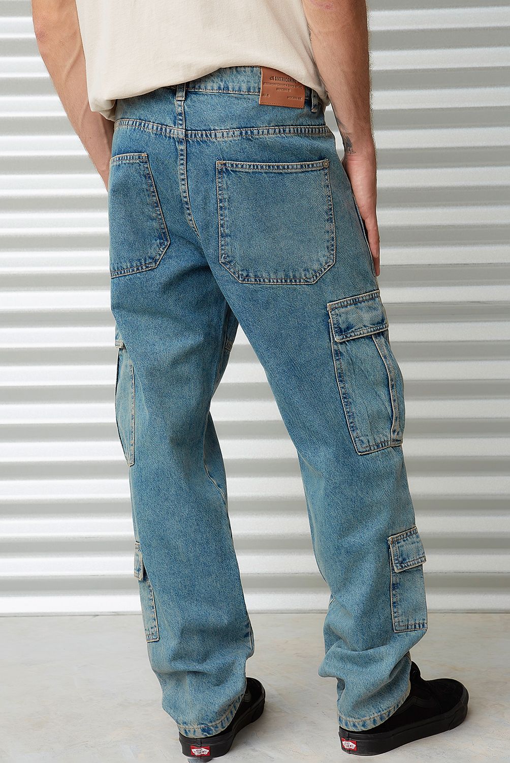 AMERICANINO - Jeans Cargo Americani Azul 44