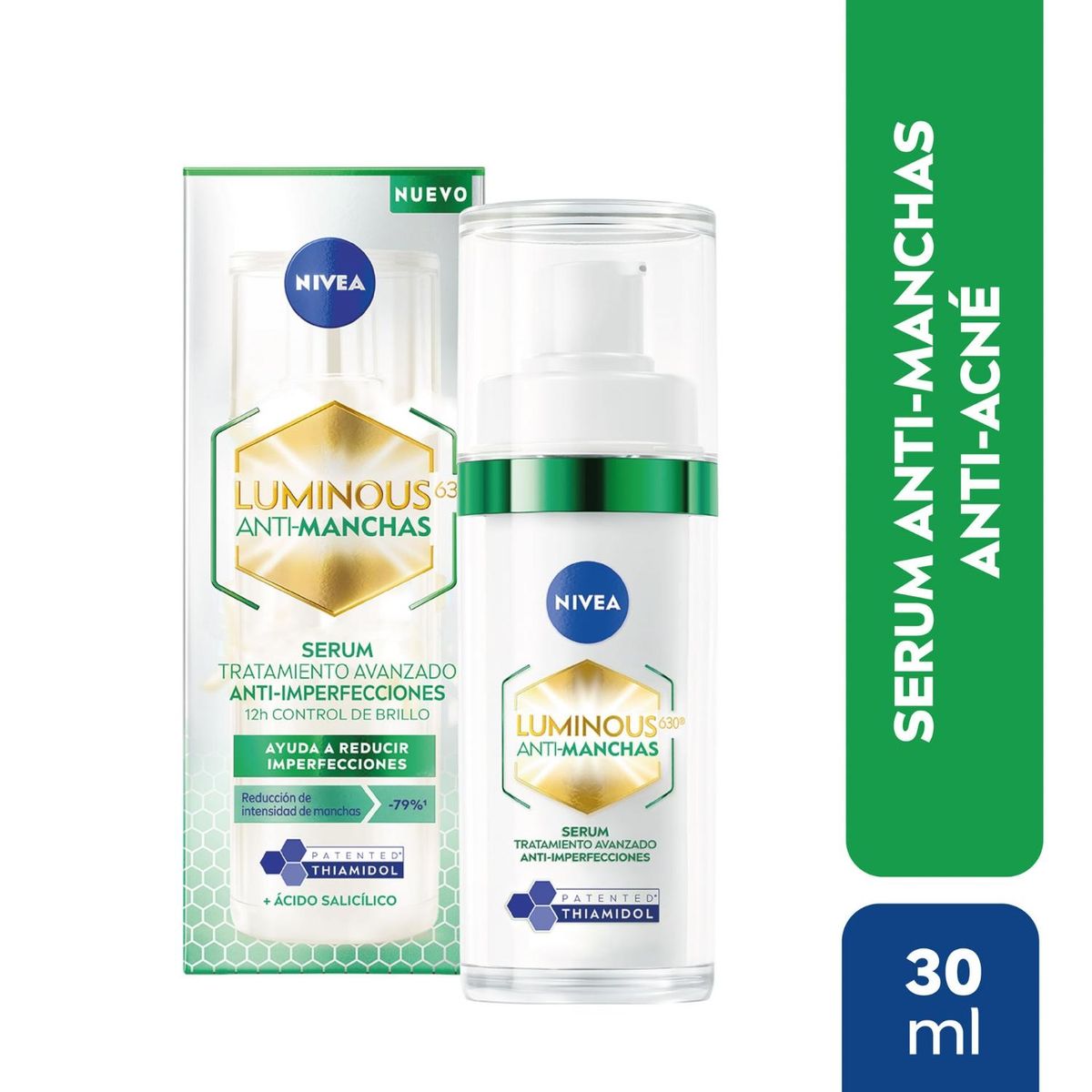 NIVEA - NIVEA Sérum Facial Luminous 630 Anti Imperfecciones 30ml