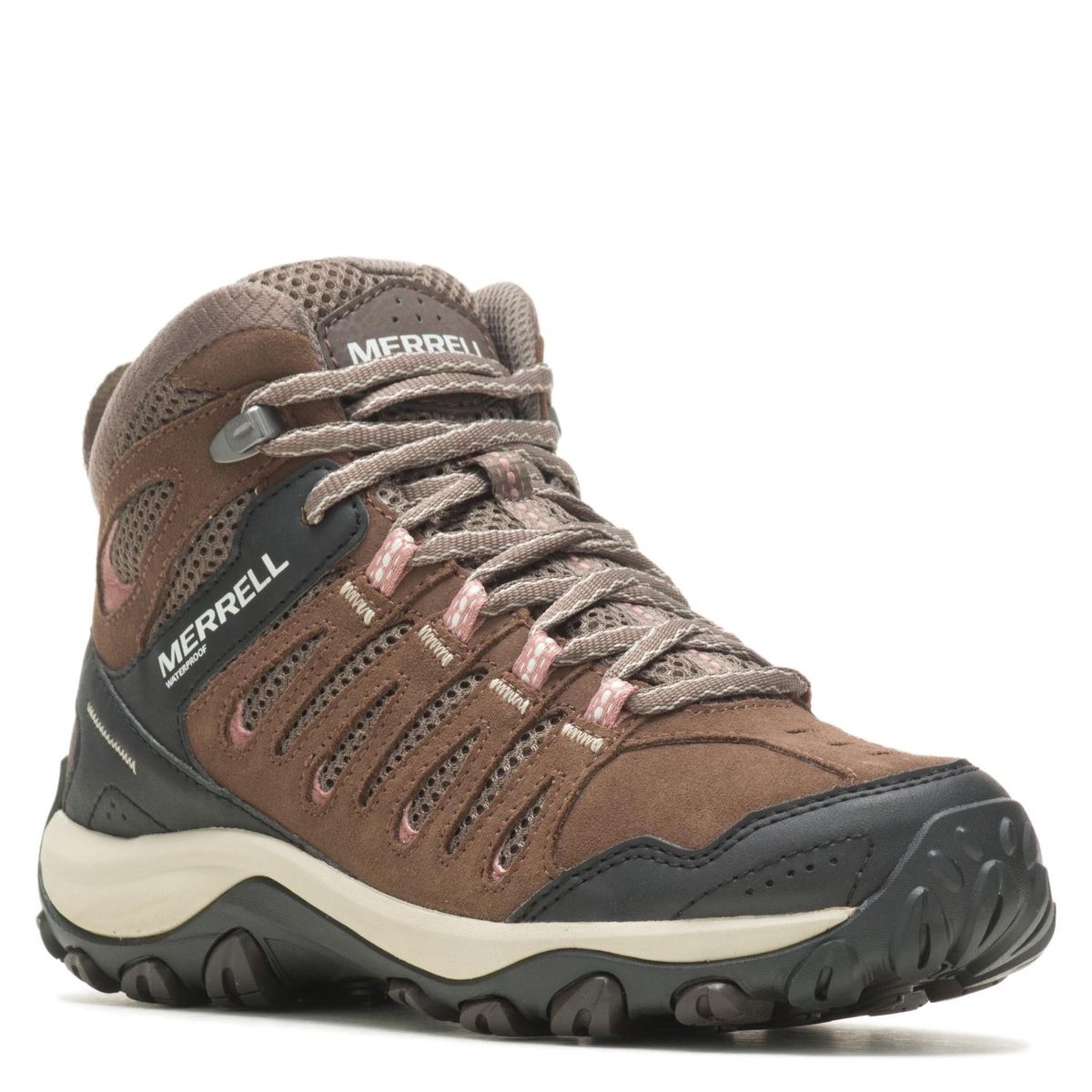 MERRELL - Crosslander 3 Mid Waterproof Zapatilla Outdoor Mujer Café Merrell