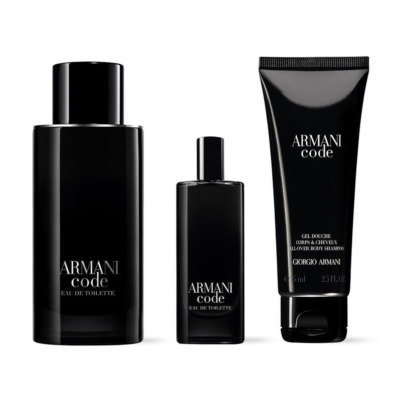GIORGIO ARMANI - Set Perfume Hombre Armani Code Eau de Toilette 125ml + 15ml + Gel de Ducha 75ml Giorgio Armani