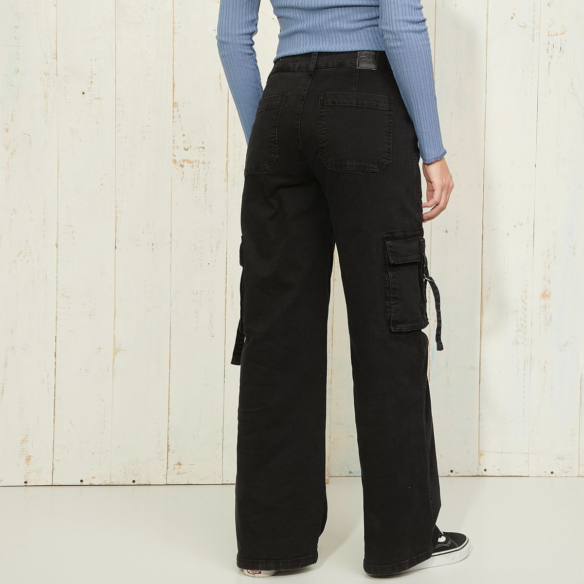 DOO AUSTRALIA - Jeans Wide Leg Tiro Medio Mujer Doo Australia