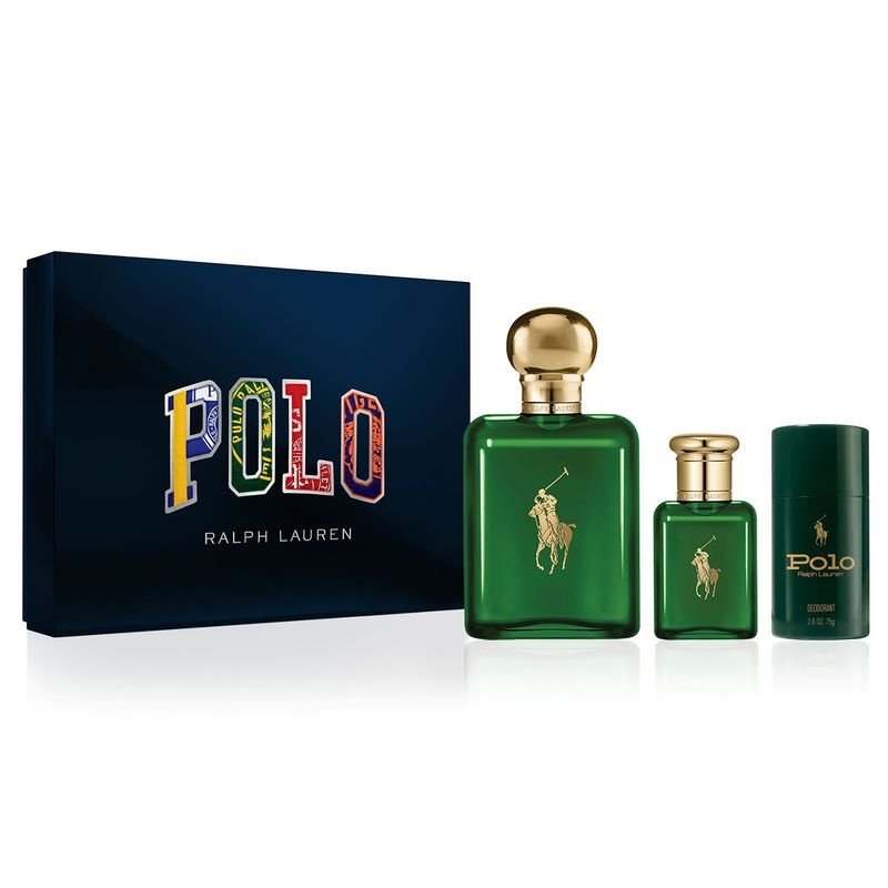 RALPH LAUREN - Set Perfume Hombre Polo Eau de Toilette 125ml + 40ml + Desodorante 75gr Ralph Lauren
