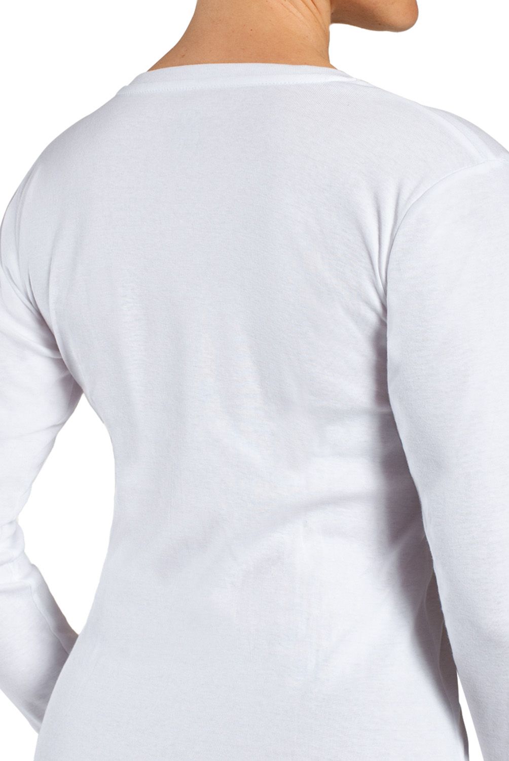MONARCH - Camiseta Algodon V M.Larga Mujer Monarch