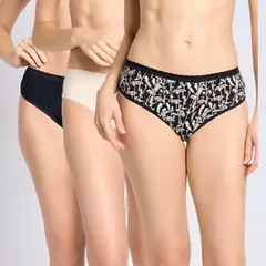 INTIME - Pack de 3 Culotte Mujer