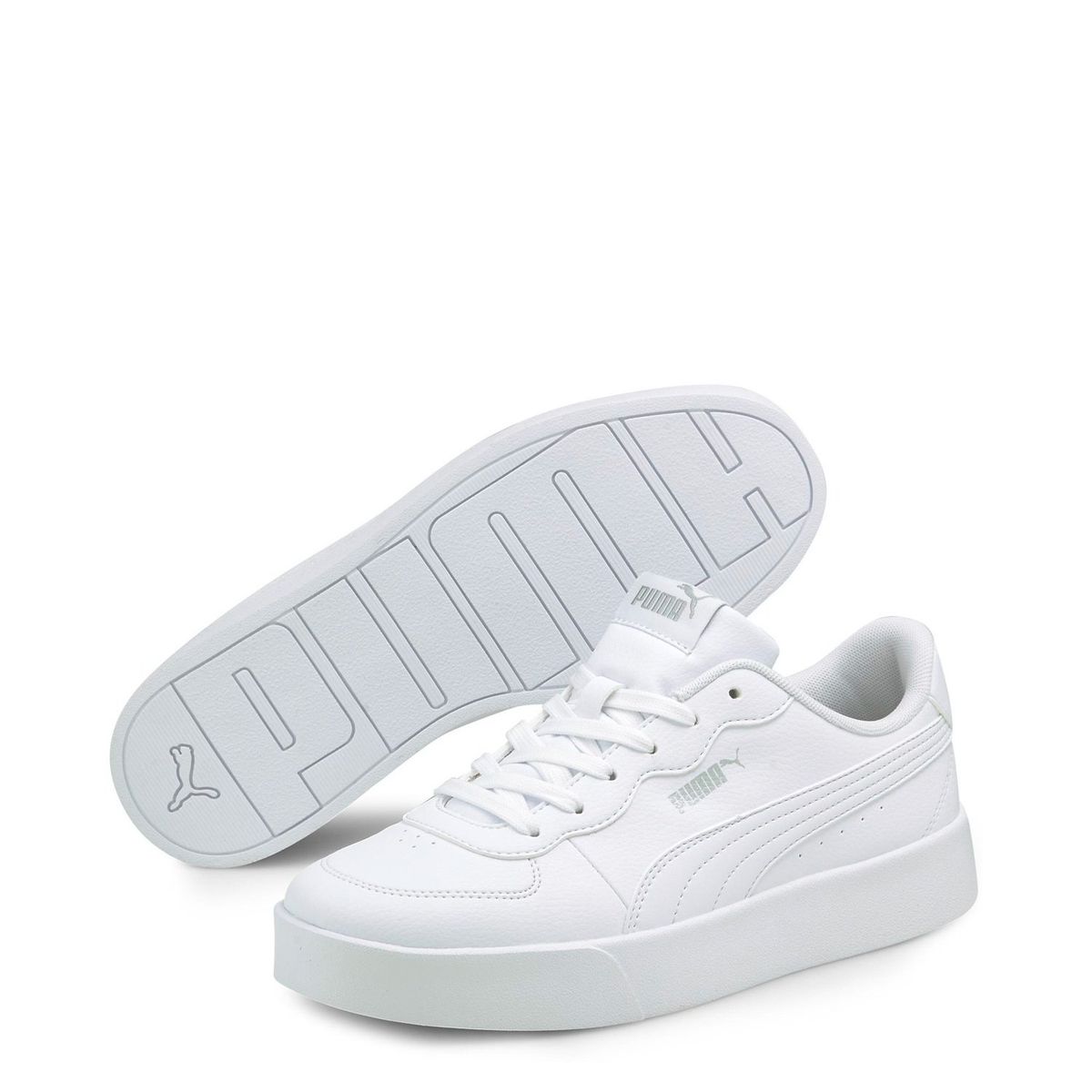 PUMA - Skye Clean Zapatilla Urbana Mujer Blanco Puma