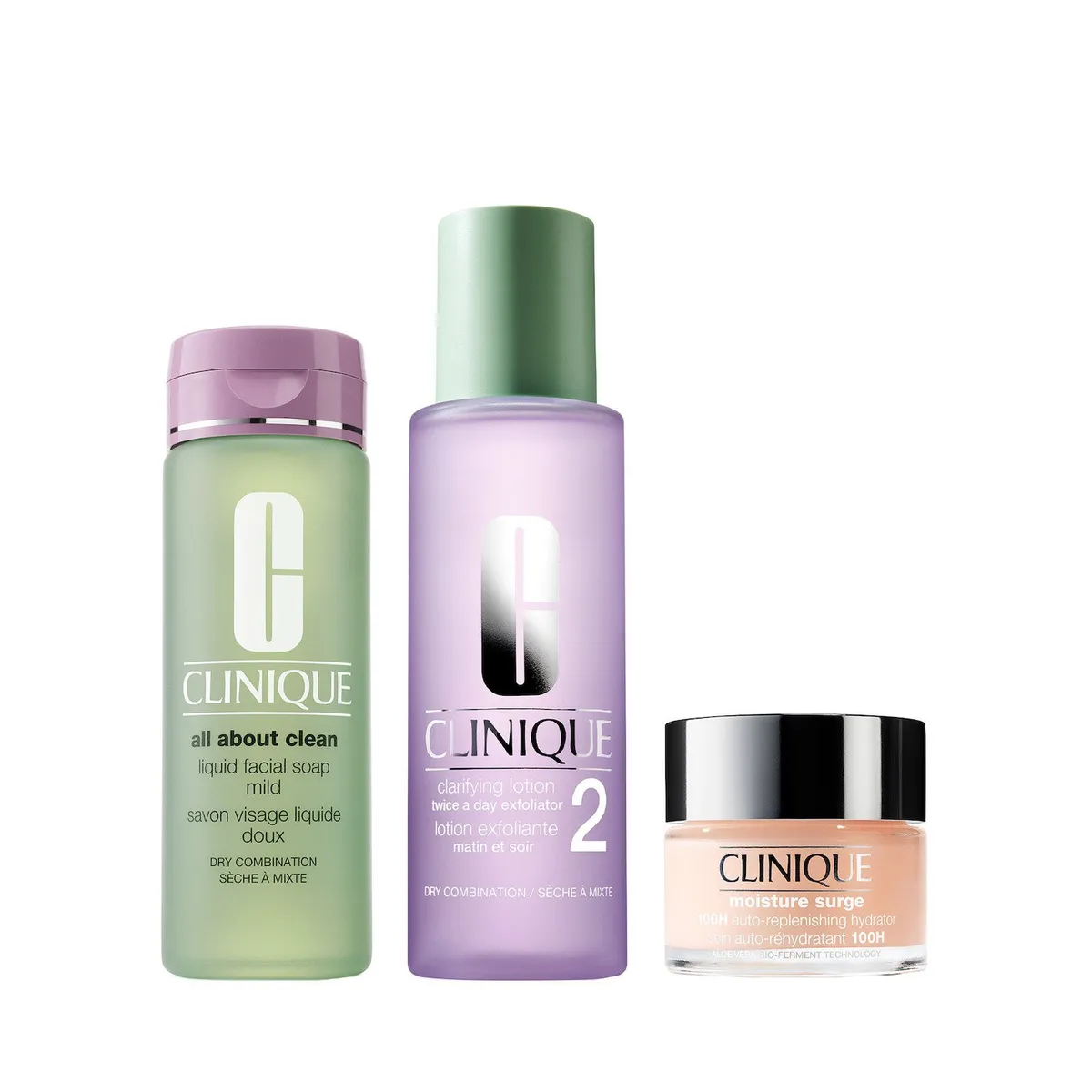 CLINIQUE - Set Clinique 3 Pasos Piel 2: Mixta-Seca