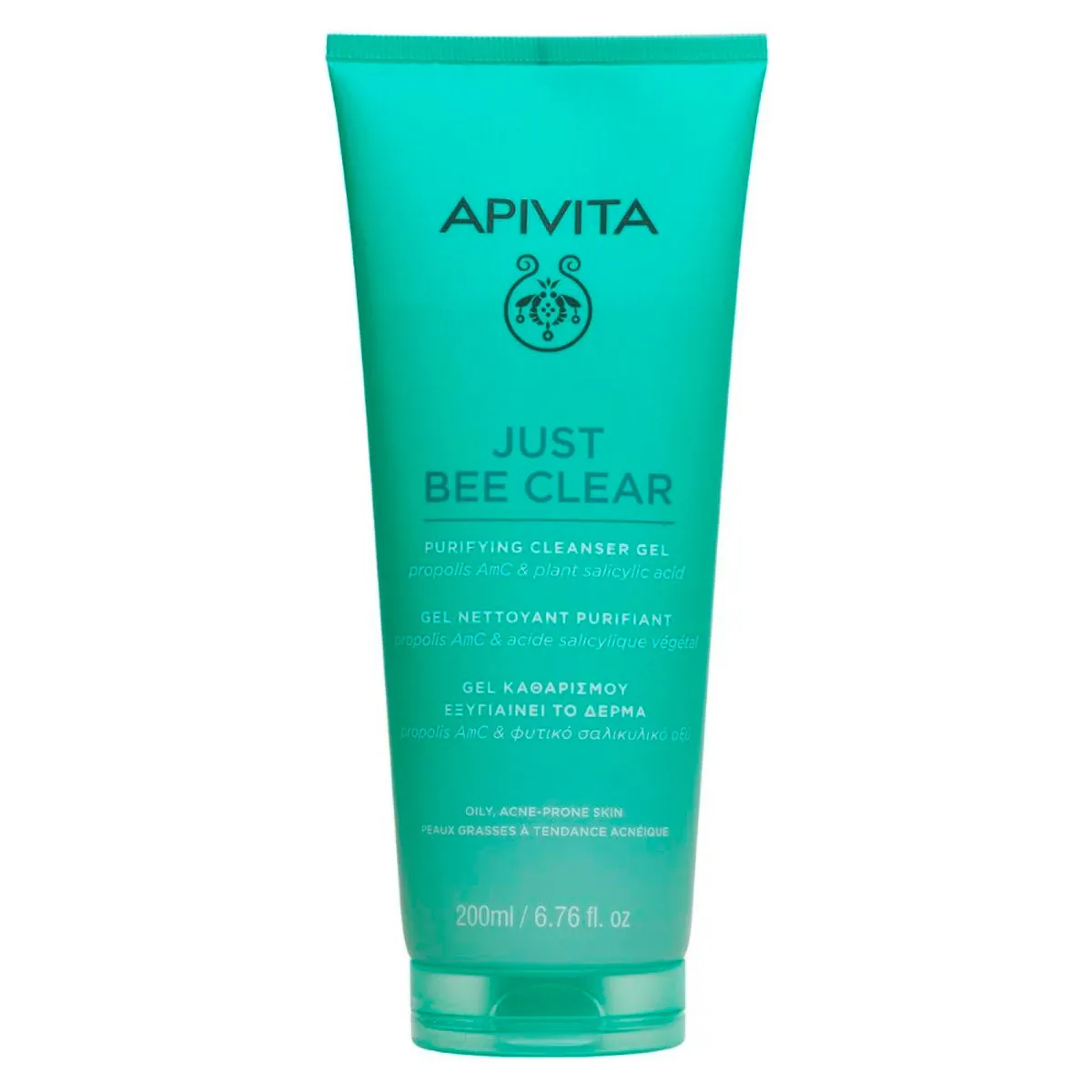 APIVITA - Gel Limpiador Purificante Just Bee Clear 200ml