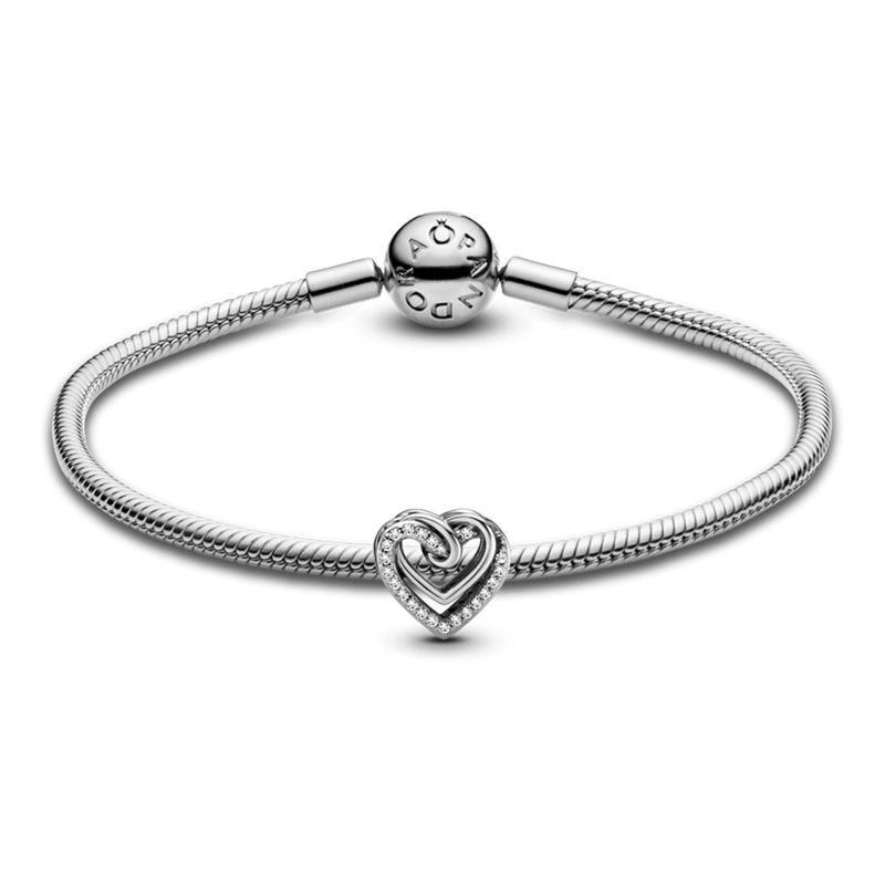 PANDORA - Pulsera Gift Set De Plata Corazones Mujer Pandora