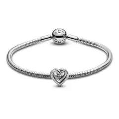 PANDORA - Pulsera Gift Set De Plata Corazones Mujer