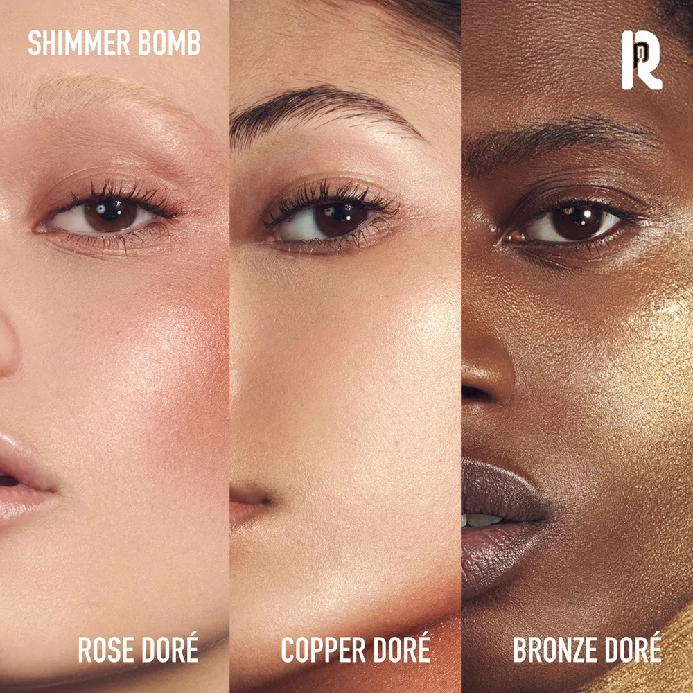 Rabanne Shimmer Bomb Spray-On Glitters Copper Dore, foto 3