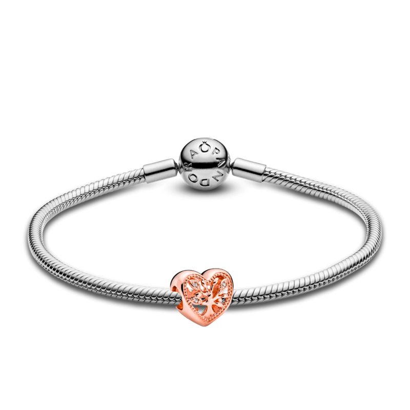 PANDORA - Brazalete Gift Set Rose Arbol Familiar  Mujer Pandora