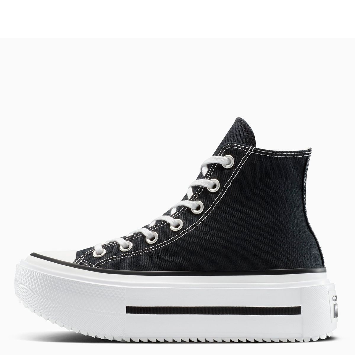 CONVERSE - Chuck Taylor All Star Lift Double Stack Zapatilla Urbana Mujer Negro Converse