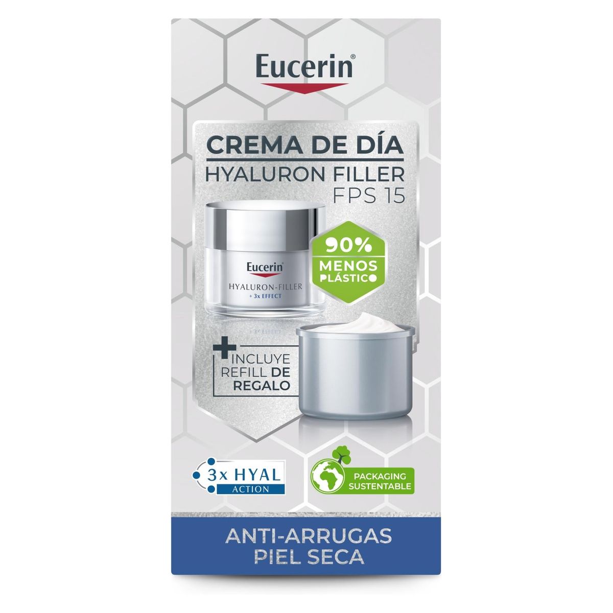 EUCERIN - Set Repuesto Crema Facial Hf Eucerin