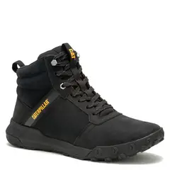 CAT - Hex Ready Mid Botín Hombre Cuero Negro