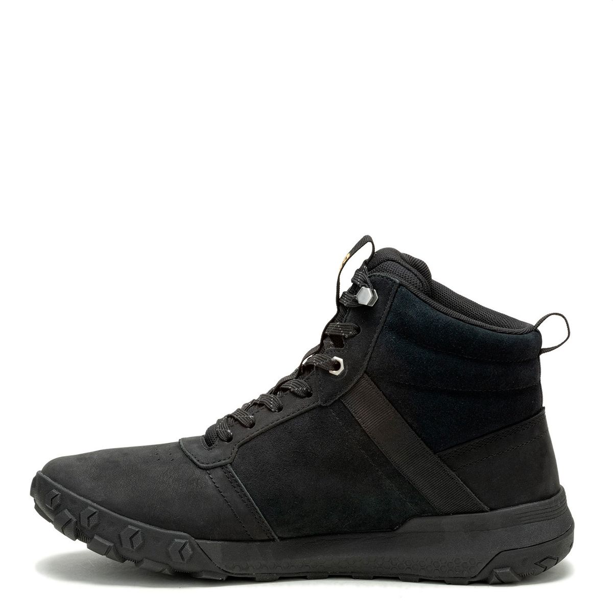 CAT - Hex Ready Mid Botín Hombre Cuero Negro Cat
