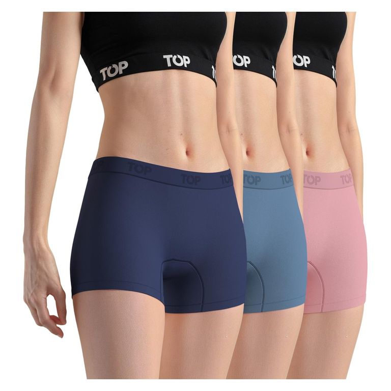 Pack de 3 Calzones Boxer Mujer