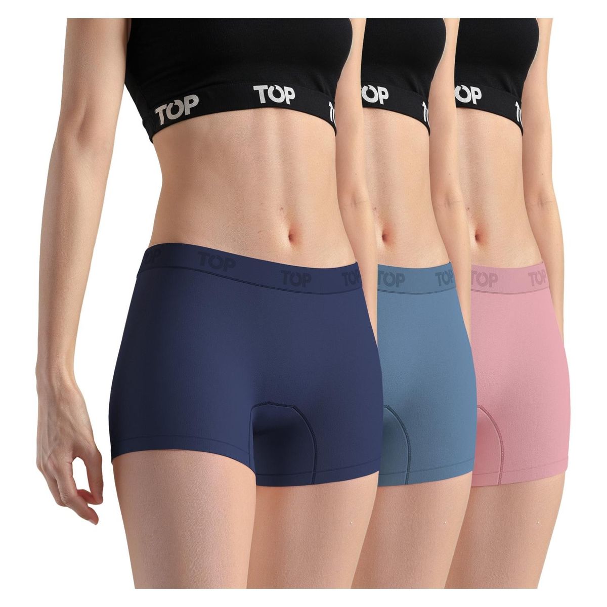 TOP - Pack De 3 Boxer Mujer Top