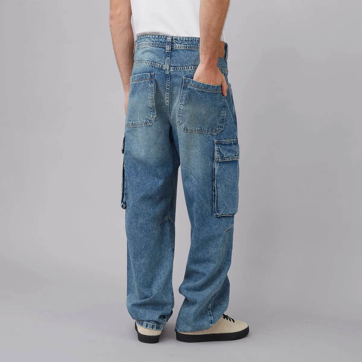 AMERICANINO - Jeans Fit Balloon Presilla Hombre Americanino