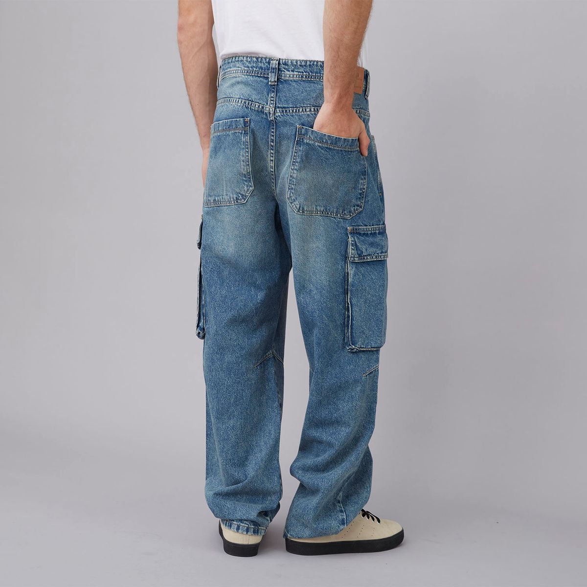 AMERICANINO - Jeans Fit Balloon Presilla Hombre Americanino