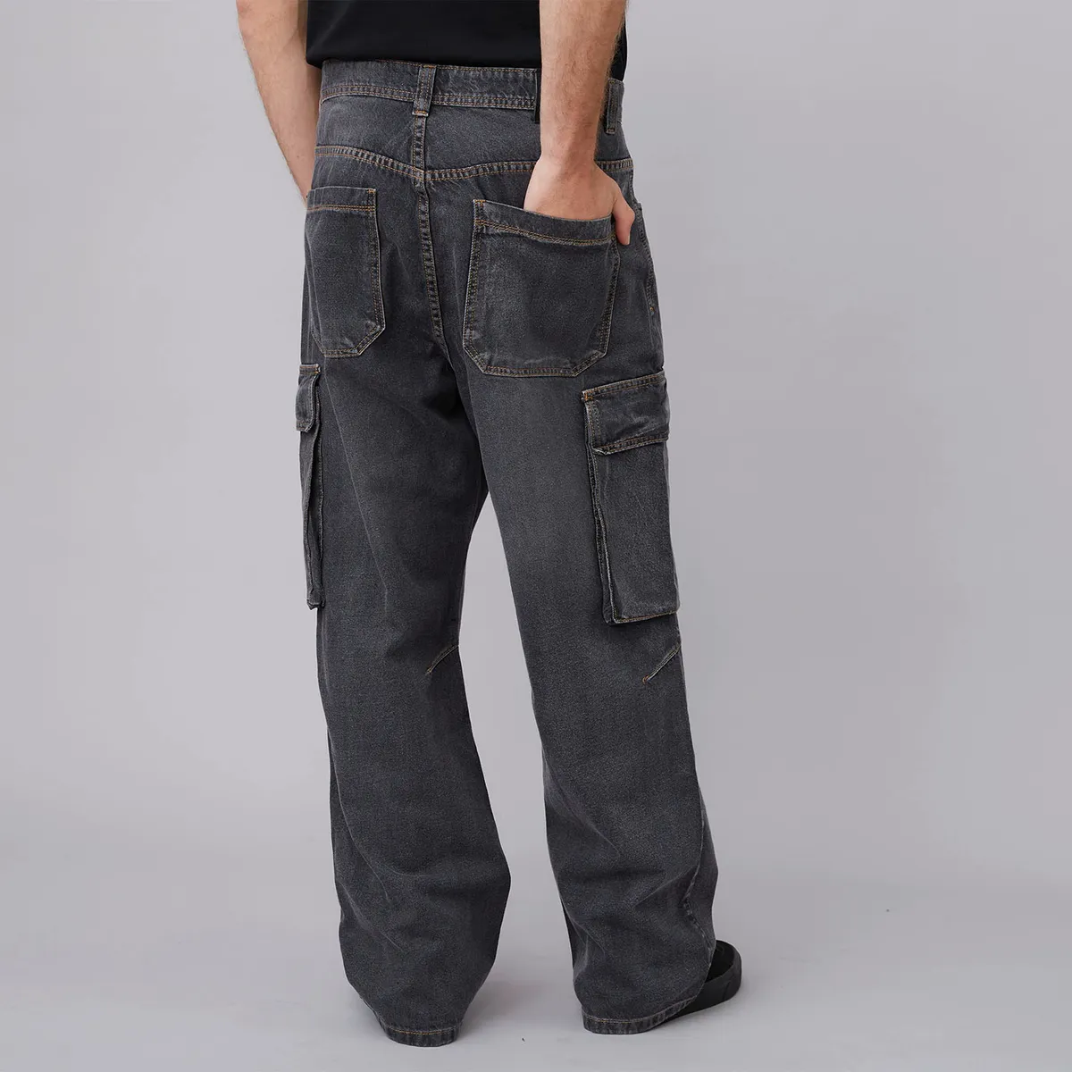 AMERICANINO - Jeans Fit Balloon Presilla Hombre Americanino