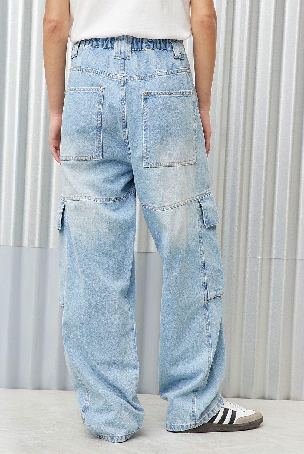 AMERICANINO - Jeans Baggy Relax Cargo Hombre Americanino