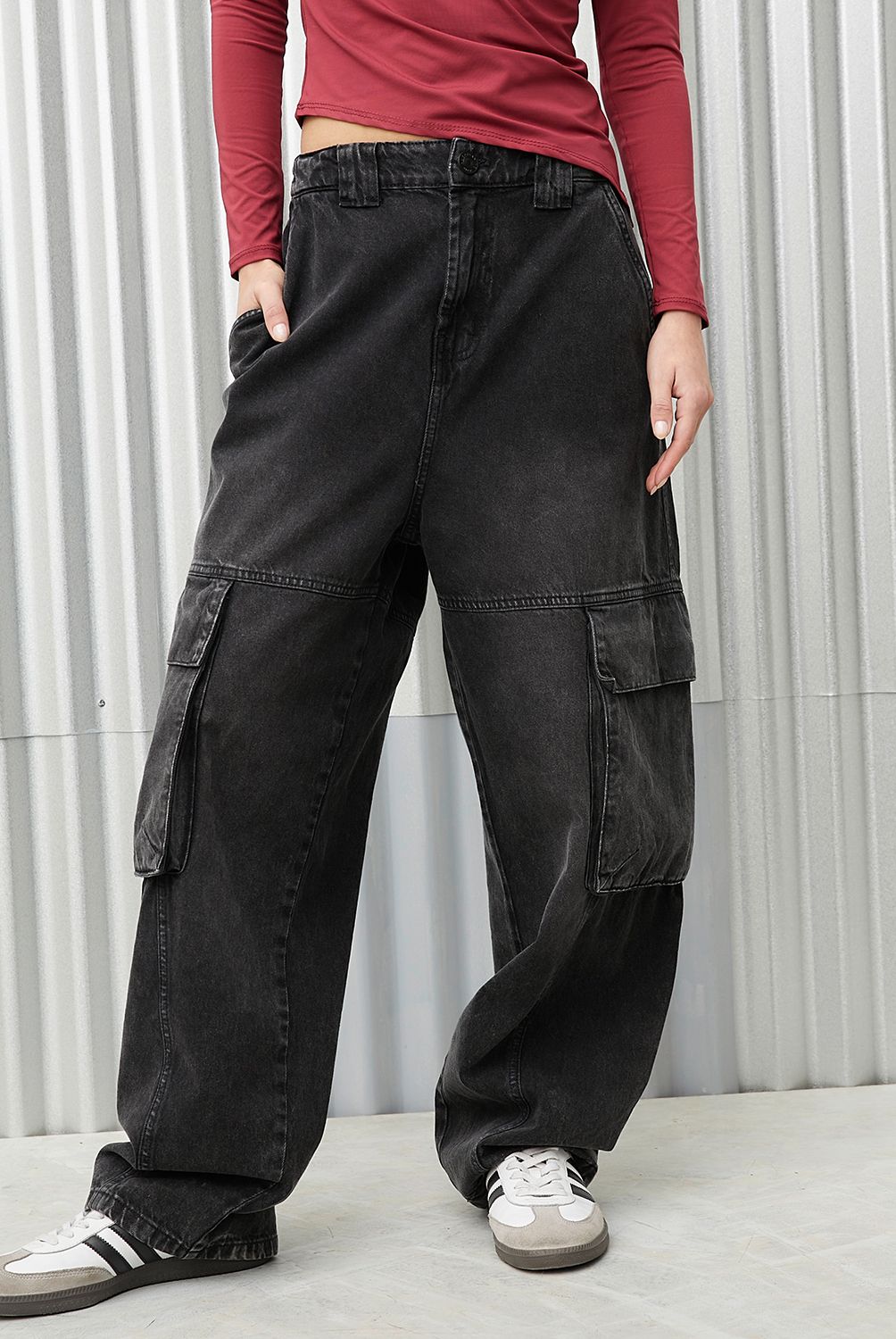 AMERICANINO - Jeans Baggy Relax Cargo Hombre Americanino