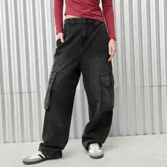 AMERICANINO - Jeans Baggy Relax Cargo Hombre