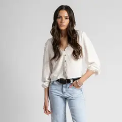 LOLITA POCKET - Blusa Texas Crudo