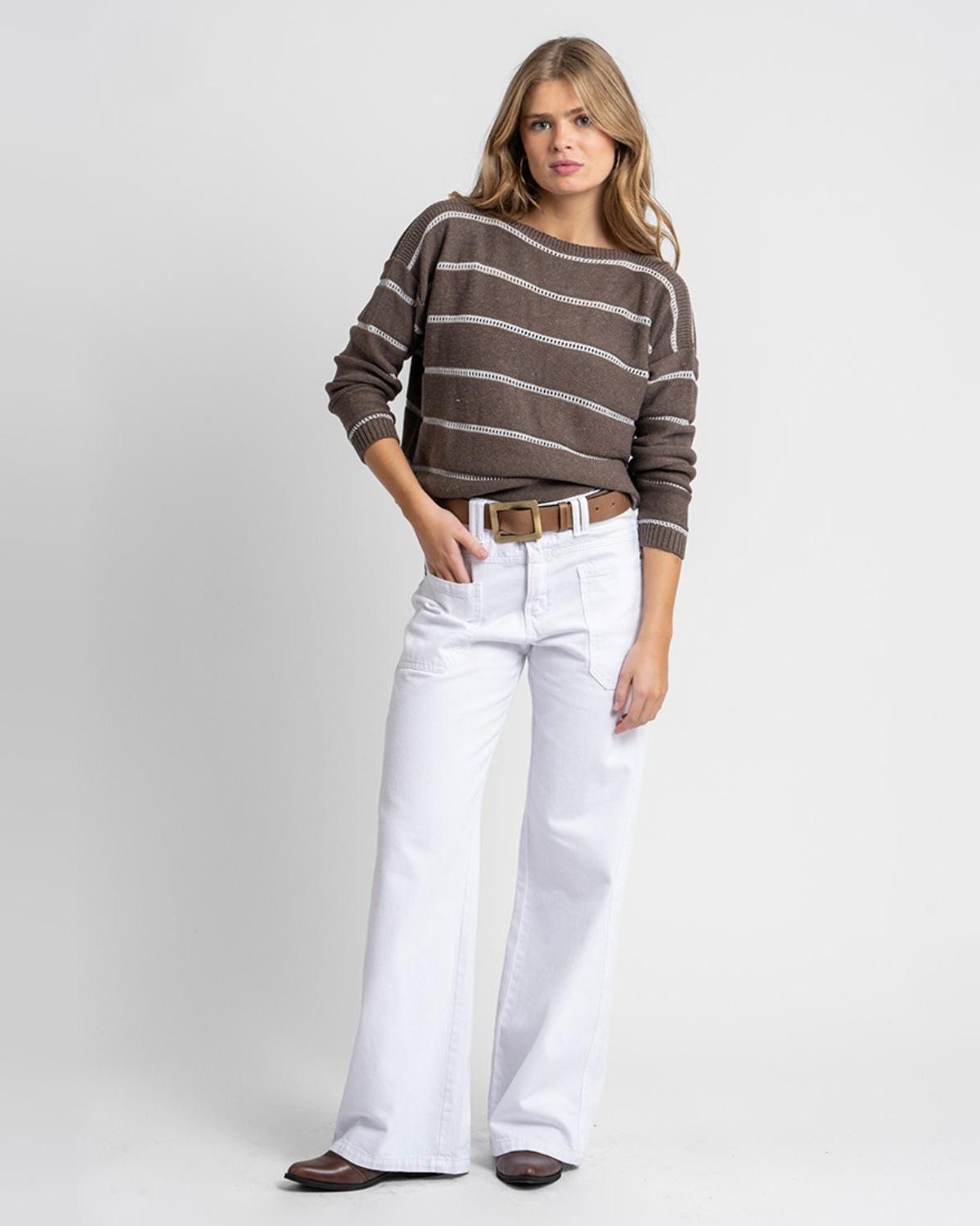 LOLITA POCKET Jeans Tali Blanco Mujer Lolita Pocket