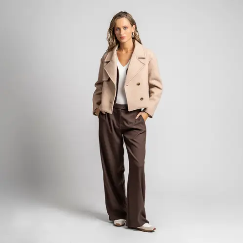 LOLITA POCKET - Chaqueta Javiera Camel