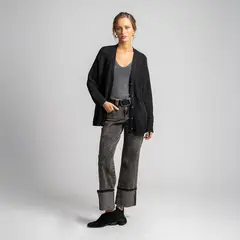 LOLITA POCKET - Chaleco Cascas Negro