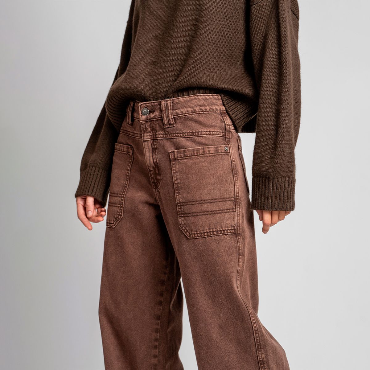 LOLITA LPK - Jeans Wide Leg Tiro Medio Mujer Lolita Lpk