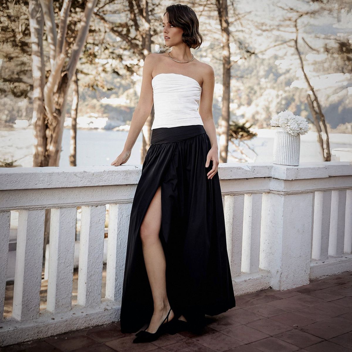 BASEMENT - Falda Larga Algodón Fiesta Mujer Basement por Cranberry Chic